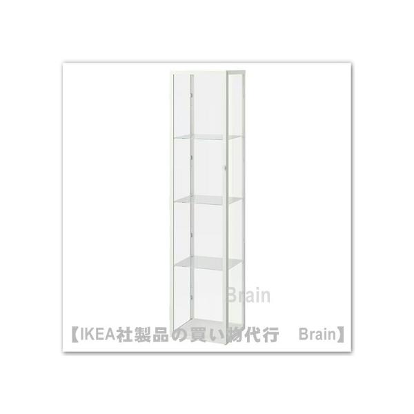 ■カラー：ホワイト■商品の大きさ奥行き: 32 cm幅: 35 cm高さ: 151 cm棚板1枚あたりの最大荷重: 3 kg■主な特徴- 可動棚3枚付き。収納するものに合わせて棚の位置を調節できます- ケーブル配線口付き。インテグレート照明...