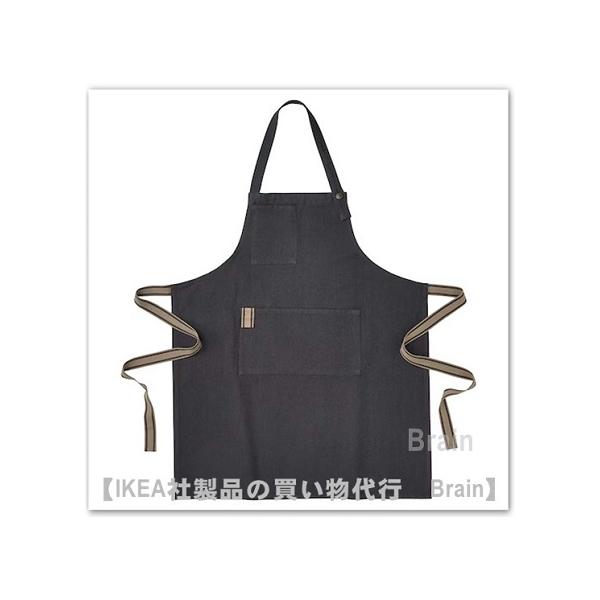 イケア（IKEA） SANDVIVA/サンドヴィーヴァ エプロン ダークグレー