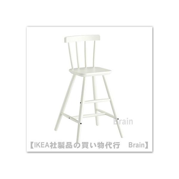 イケア（IKEA） AGAM/アーガム 子供用チェア ホワイト(502.535.37