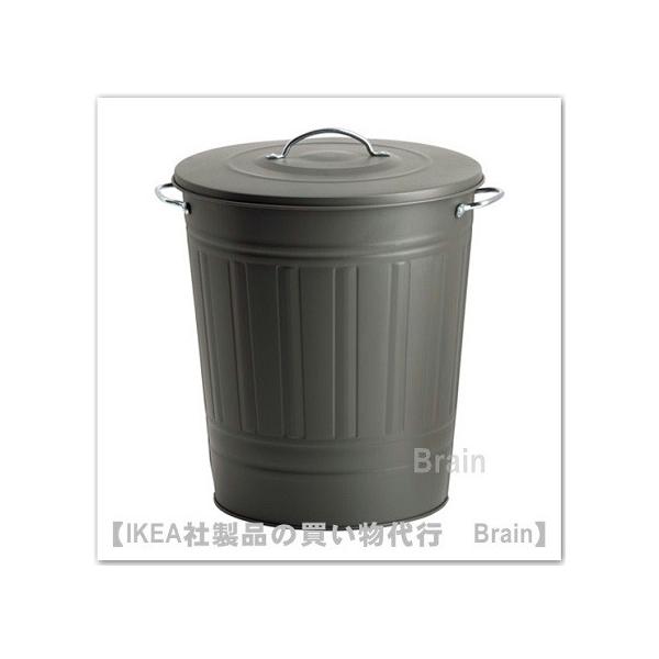ｉｋｅａ イケア Knodd ふた付き容器40l グレー 50315314 Selectshop Brain 通販 Yahoo ショッピング