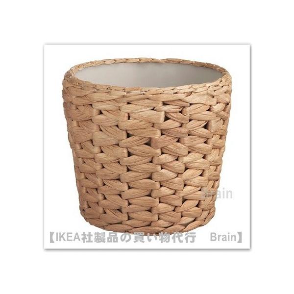 ■カラー：ホテイアオイ■商品の大きさ外径: 15 cm植木鉢の最大径: 12 cm高さ: 13 cm内径: 13 cm ■主な特徴- 内側に防水用のプラスチックの鉢が付いているので、鉢カバーが濡れません■パッケージの大きさと重さ パッケージ...