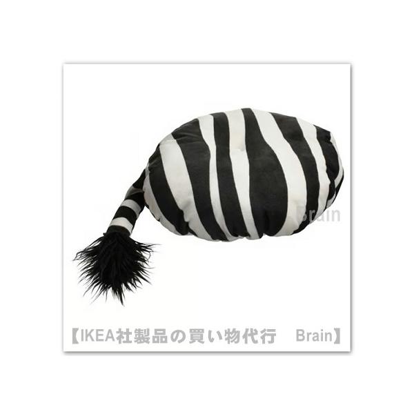 ＩＫＥＡ/イケア SANDLOPARE/サンドローパレ スツール用カバー シマウマ模様/ブラック ホワイト（606.032.10/60603210）
