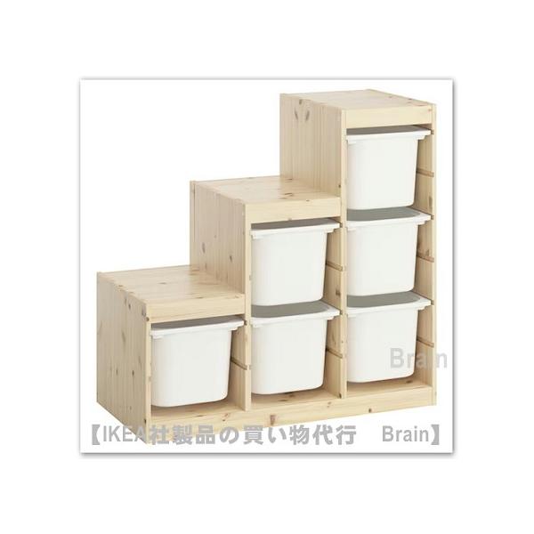 IKEA トロファスト　本日まで送料込み格安です イケア（IKEA） TROFAST/トロファスト 収納コンビネーション94x44x91
