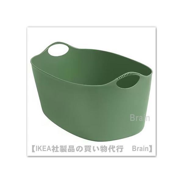 ■カラー：グリーン■商品の大きさ高さ: 27 cm長さ: 62 cm容量: 35 l■主な特徴- ランドリーバスケット全体が柔軟性のある柔らかなプラスチック製なので、快適に持ち運べます- 洗い終わった衣類を洗濯機から運んだり、アイロンをかけ...