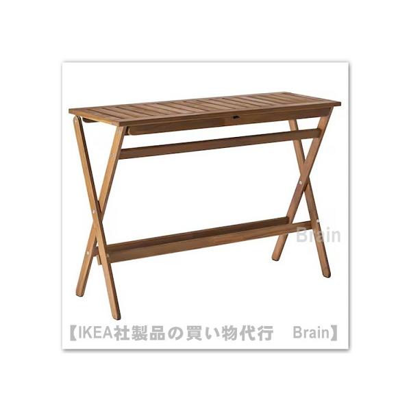 イケア（IKEA） NAMMARO/ネッマロー 折りたたみ式テーブル 108x37 cm