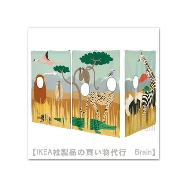 ■カラー：サバンナの動物/マルチカラー■商品の大きさ高さ: 115 cm長さ: 167 cm幅: 96 cm■主な特徴- リバーシブルベッドをハイベッドにしてもローベッドにしても、はしごをどこに配置しても、カーテンを取り付けられます- 3枚...