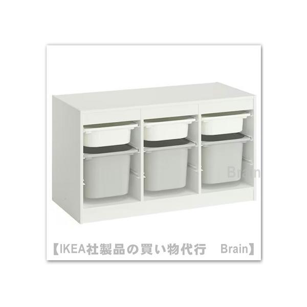 イケア（IKEA） TROFAST/トロファスト 収納コンビネーション99x44x56