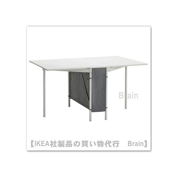 IKEA/イケア KALLHALL/カルヘル：ゲートレッグテーブル 収納付き2