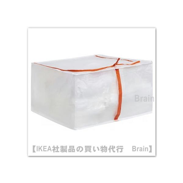 ■カラー：半透明/オレンジ■商品の大きさ幅: 55 cm奥行き: 49 cm高さ: 30 cm■主な特徴- 半透明のホワイトの素材は、ケースを開けなくても中身がすぐにわかるので、効率的な整理整頓にぴったりです- 長方形のデザインなので、収納...