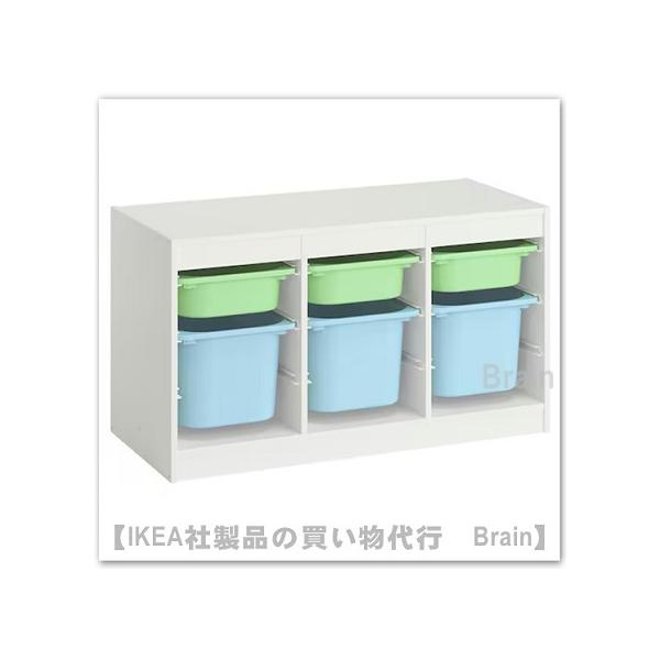 イケア（IKEA） TROFAST/トロファスト 収納コンビネーション99x44x56