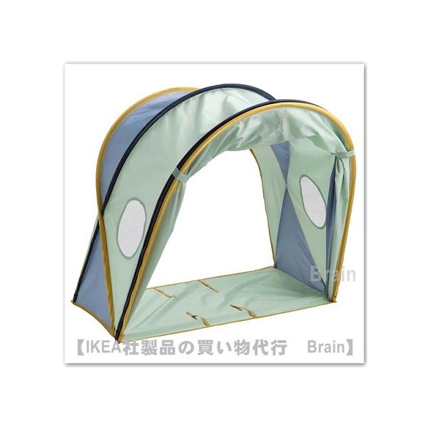 ■カラー：ブルー/グリーン■商品の大きさ高さ: 80 cm■主な特徴- 底部に付いているストラップを使って、テントの幅を70、80、または90cm幅のマットレスに合わせて簡単に調節できます- このテントの開口部を開いた状態にしておきたいとき...