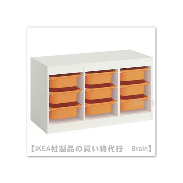 イケア（IKEA） TROFAST/トロファスト 収納コンビネーション99x44x56