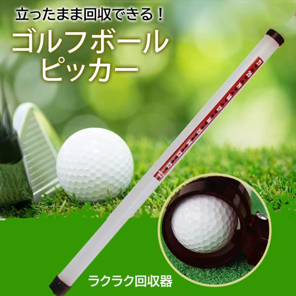 お洒落 ゴルフボールキャッチャー 50球収容 ゴルフボール 回収器 ピッカー 拾い器具 ゴルフボール拾い ゴルフボール回収 回収器具 回収 器具 用具 道具 ゴルフボール拾い ゴルフボールピッカー ボール拾い 自動ロック 伸縮
