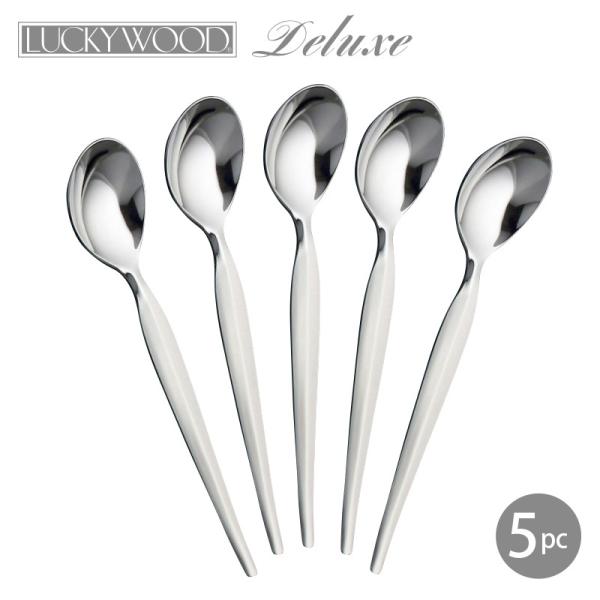 Jg[ eB[Xv[ 139mm 5{g LUCKY WOOD bL[Ebh fbNX Xv[ 18-10XeX 0-01105-5P [։ { O H@Ή