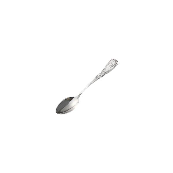 【仏蘭西】 コーヒースプーン　12本【シルバープレート】ケース LUCKY WOOD（ラッキーウッド） 洋白銀器パリ コーヒースプーン