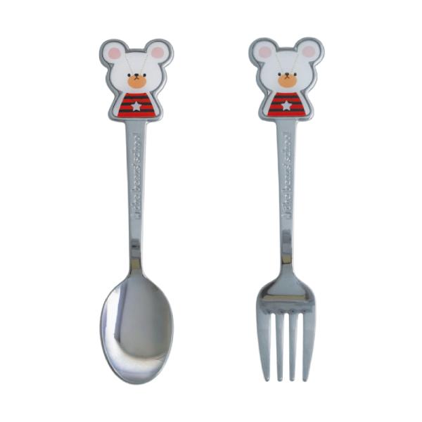 金正陶器 子供用カトラリーセット お子様用スプーン くまのがっこう