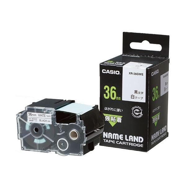 i܂Ƃ߁j JVI CASIO l[h NAME LAND Se[v 36mm×5.5m ^ XR-36GWE 1 k×2Zbgl