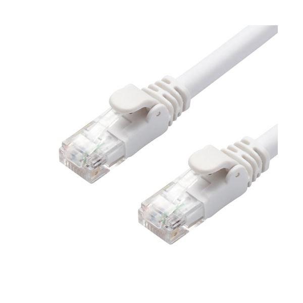 �i�܂Ƃ߁j �G���R�� LAN�P�[�u���^CAT6A�^�X�^���_�[�h�^1m�^�z���C�g LD-GPA�^WH1 �k×5�Z�b�g�l