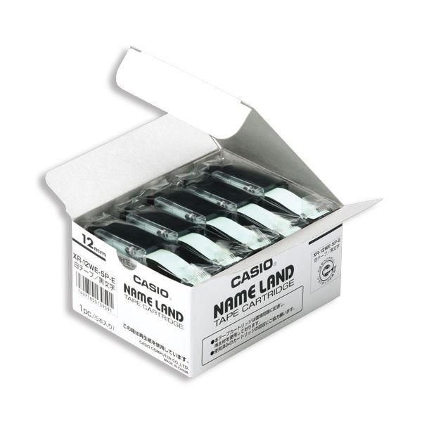 (܂Ƃ߁jJVI CASIO l[h NAME LAND X^_[he[v 12mm×8m / XR-12YW-5P-E 1pbN(5)k×3Zbgl