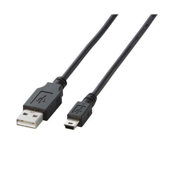 (܂Ƃ) GR USB2.0P[u(A)IX-mini(B)IX ubN 1.0m U2C-M10BK 1{ k×10Zbgl
