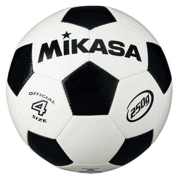 MIKASA（ミカサ）サッカーボール 軽量球4号 ホワイト×ブラック 〔SVC403WBK〕