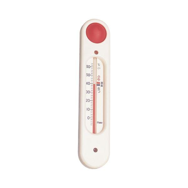 （まとめ）エンペックス気象計 吸盤付浮型湯温計元気っ子 TG-5101 1個〔×10セット〕