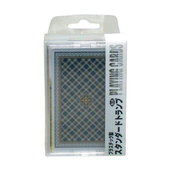 まとめ) ハナヤマ スタンダードトランプ ブルー B-4447 1個 〔×10