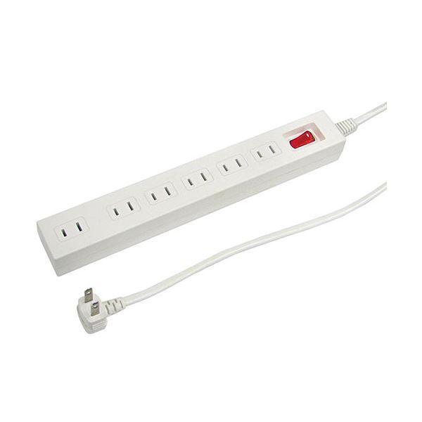 (�܂Ƃ�) YAZAWA �W���X�C�b�`�t�ߓd�^�b�v 6�� 2m �� Y02612WH �k×3�Z�b�g�l