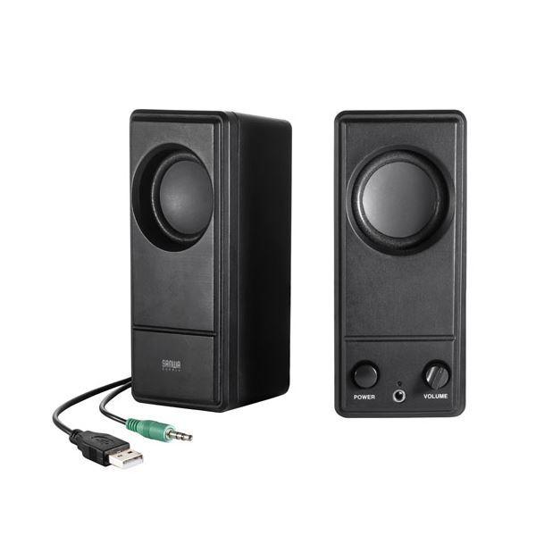 �T�����T�v���C USB�d��PC�X�s�[�J�[ �u���b�N MM-SPL18UBK