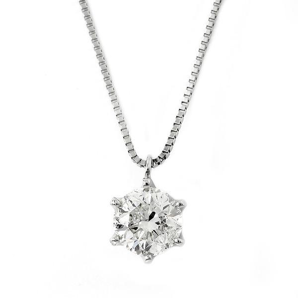 ダイヤモンドペンダント／ネックレス 一粒 1カラット プラチナ Pt900  