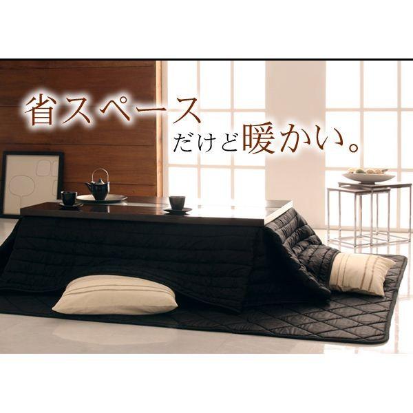 〔本体別売〕こたつ掛け・敷布団2点セット 正方形サイズ 「黒」日本製こたつ掛布団省スペースタイプ&ウレタン入りこたつ敷布団2点セット〔代引不可〕 〔本体別売〕こたつ掛け・敷布団2点セット 正方形サイズ 「黒」日本製こたつ掛布団省スペースタイプ&ウレタン入りこたつ敷布団2点セット〔代引不可〕
