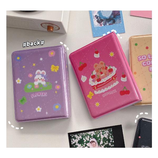 コレクトブック ハート (窓）CUPCAKE トレカケース 韓国 可愛い