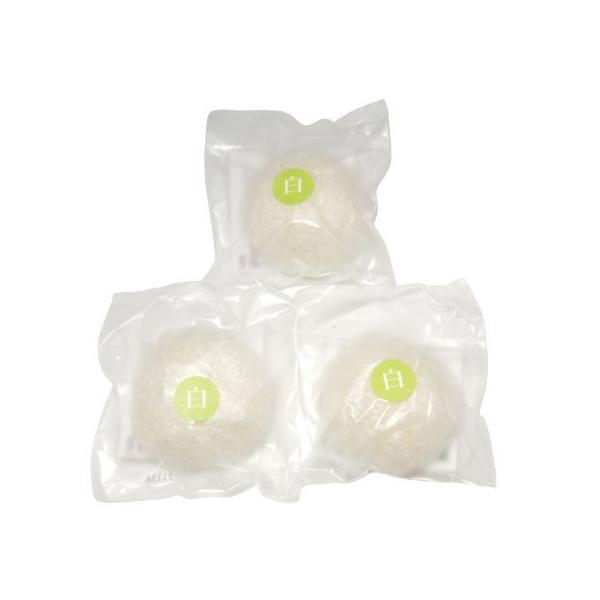 送料無料 山本農場 3個セット 洗顔用こんにゃくパフ『和の力』 白 100