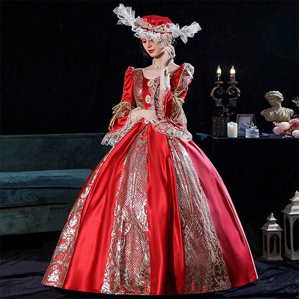 ドレス レディース ロングドレス 貴族ドレス 中世ヨーロッパ お姫様