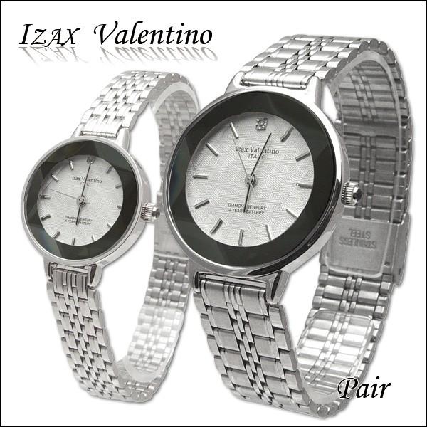 ペアウォッチ 送料無料 アイザック バレンチノ Izax Valentino 腕時計 天然ダイヤ Ivgl200 2 シルバー ビジネス カジュアル 正規品 デザインウォッチ クール Ivgl200 2 腕時計 財布 ショップ K Yu 通販 Yahoo ショッピング