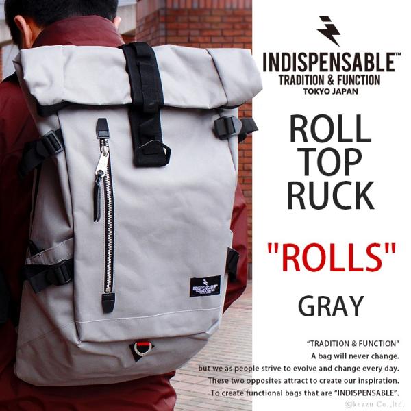 リュック レディース 大容量 アウトドア Indispensable グレー ロールトップ バックパック No Buyee Buyee 提供一站式最全面最专业现地yahoo Japan拍卖代bid代拍代购服务 Bot Online