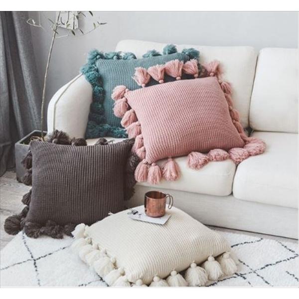 タッセル アクリル ニット クッションカバー 45cm Buyee Buyee Japanese Proxy Service Buy From Japan Bot Online
