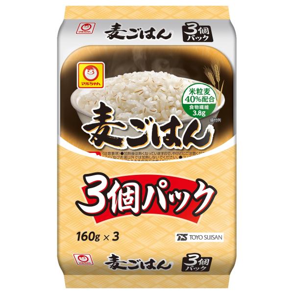 ごはんパック 3個パック 即席ごはん マルちゃん 麦ごはん 160g×3パック×8個