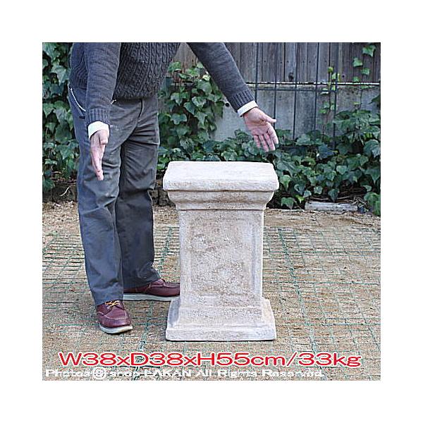 カノサアンティコH55cm テラコッタ製輸入台座 / エッシュバッハ社 EB-14290962GI