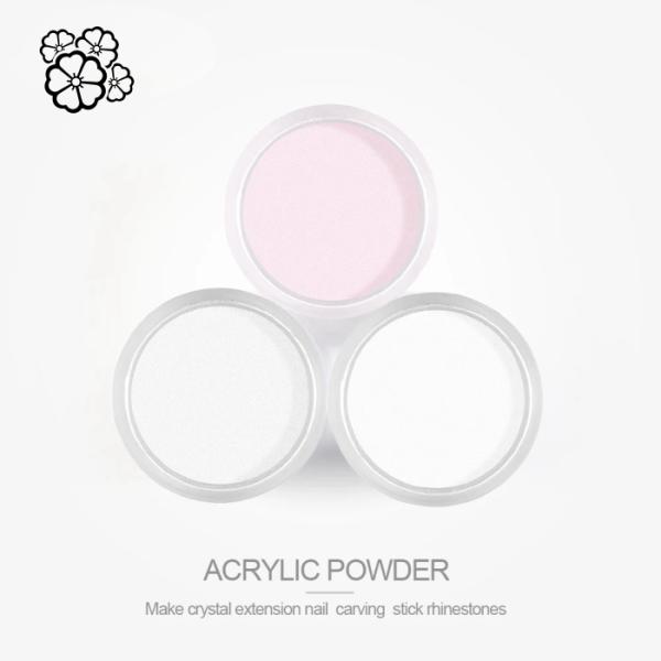 ホワイトのみ在庫ございます。アクリルスカルプ、チップオーバーレイ、3Dアートにオススメ！！当店のアクリルリキッドと混ぜてご使用ください。マットなホワイト、クリア、ナチュラルクリア、ピンククリアの４色を揃えました。■カラー：ホワイト、クリア、...