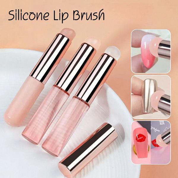 リップブラシ、ネイルパウダー塗布など用途はいろいろ！ミラーネイルは綺麗にパウダー塗布できるのでおすすめです。■プラスティックとシリコン■数量：1本■サイズ：画像参照海外輸入品のためバリなどございます。発送前に検品のため、キャップを開けて確認...