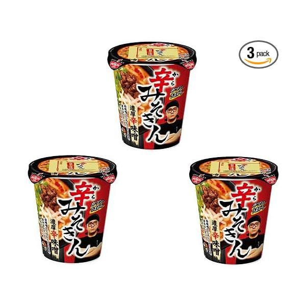 3個セット】 ヒカキン 辛みそきん 濃厚辛味噌ラーメン HIKAKINN