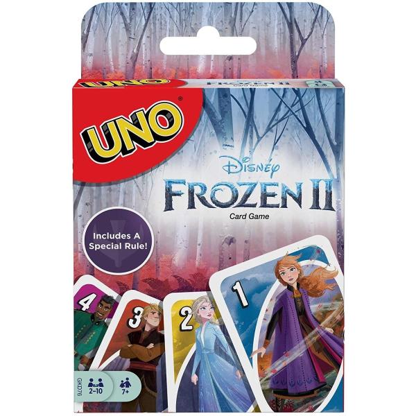 【並行輸入品】 ウノ フローズンII カードゲーム マテル UNO Disney Frozen II Card Game 並行輸入品 メール便送料無料