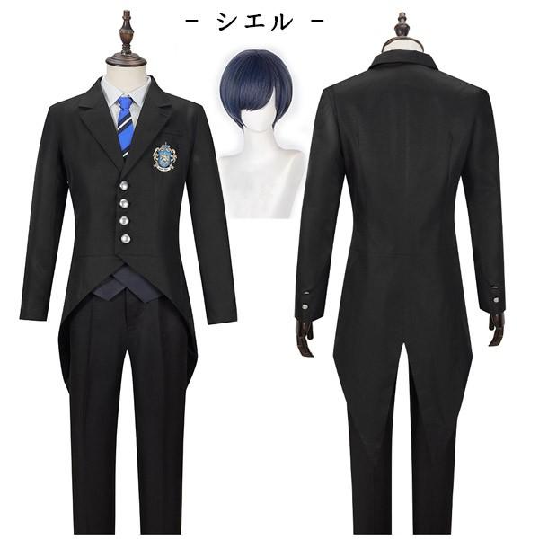 黒執事 寄宿学校編 シエル コスプレ衣装 ウィッグ 追加可 : マンテン
