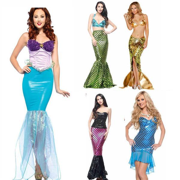 本格的マーメイドコスチューム マーメイド ハロウィン 人魚姫 ドレス マーメイド レディース