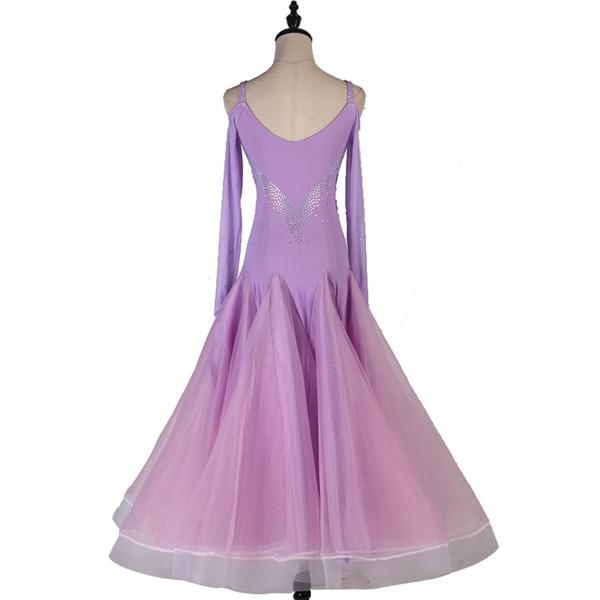 豪華ストーン付スタンダードドレス✨競技会や発表会に最適！リボンフロート付き 楽天市場】社交ダンス ダンス発表会 大きい裾 豪華な社交ダンス