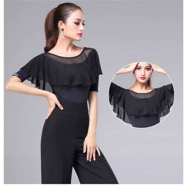 社交ダンス トップス ラテン ダンストップス 女性 社交ダンス衣装 競技