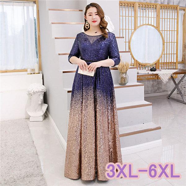 パーティードレス 大きいサイズ ピアノ 発表会 ドレス ロングドレス 演奏会 結婚式 ワンピース 同窓会 グラデーション 披露宴 お呼ばれドレス Da040zb マンテンショップ 通販 Yahoo ショッピング