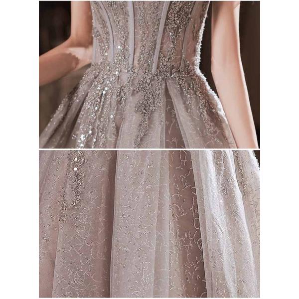 ロングドレス オフショルダー 大人 ピアノ 発表会 ワンピース キラキラ