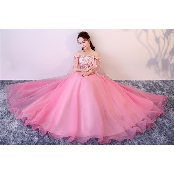 カラードレス ウェディングドレス ロングドレス 演奏会 ピアノ 発表会